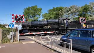 4K60fps Minehead Level Crossing Somerset [upl. by Gladi396]