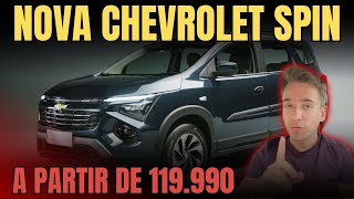 NOVO CHEVROLET SPIN O Interior Ficou INCRÍVEL Mas o Motor Ainda é o 18 Será que Vai Dar Boa [upl. by Neyut268]