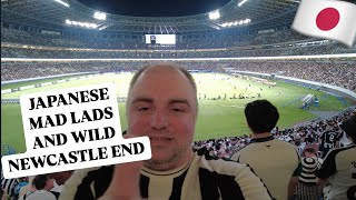 Newcastle United vs Yokohama Marinos  With the Japanese Mad Lads  横浜マリノス対ニューカッスルのビデオブログ [upl. by Sairacaz]