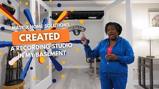 Custom Basement Recording Studio and Craft Room [upl. by Agbogla392]