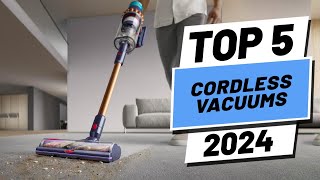 Top 5 BEST Cordless Vacuums of 2024 [upl. by Concepcion]