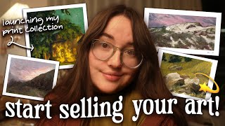 My TOP TIPS for selling your art online these saved me SO much time [upl. by Amikan304]