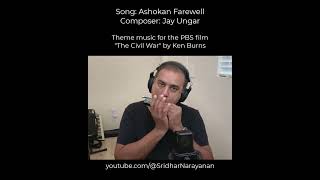 Ashokan Farewell  Harmonica Cover  Sridhar Narayanan shorts [upl. by Onil800]