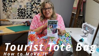 How to make the Tourist Tote Bag by Sew Many Creations [upl. by Oech]