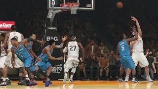 NBA 2K14 PS4 My Career Playoffs CFG1  Caught My 1st Lob [upl. by Peppi767]