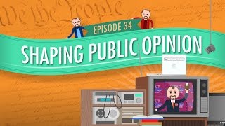 Shaping Public Opinion Crash Course Government and Politics 34 [upl. by Jacobsohn558]