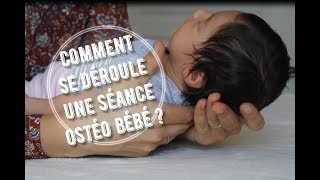 Consultation ostéo pédiatrique  bébé de 4 jours chez lostéopathe [upl. by Kosel]