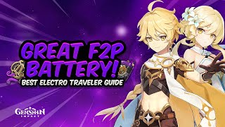 AMAZING ENERGY Complete Electro Traveler Guide  Best Artifacts Weapons amp Teams  Genshin Impact [upl. by Balling]