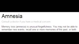 Amnesias  Retrograde Anterograde Korsakoffs amp Dissociative Amnesia [upl. by Nitsed403]