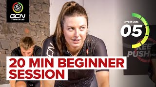 Beginner Training Session  20Minute Indoor Cycling Workout [upl. by Yraccaz]