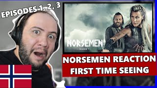 Norsemen Episodes 1 2 amp 3 Season 1 Reaction PiP Watch Along  First Time Seeing 🇳🇴 [upl. by Smitt]