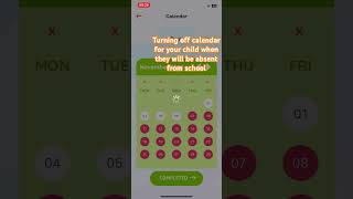 Turning off Calendar in Lunch Bag App if you know your child will be absent in advance [upl. by Avie]