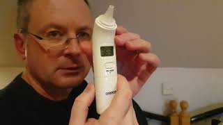 How to use an infrared ear thermometer correctly Omron Gentle Temp 520 [upl. by Danaher]