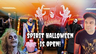 SPIRIT HALLOWEEN 2024 is OPEN  We Visit 2 Locations [upl. by Kindig]