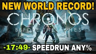 CHRONOS BEFORE THE ASHES  1749 speedrun any  New World Record [upl. by Ativad]