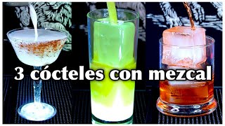 RECETAS 🌶️ Mezcalita coctel con aguacate 🥑 y negroni mezcal [upl. by Ellesig]