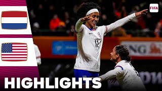 Netherlands vs United States  Highlights  Womens International Friendly 12032024 [upl. by Evey]