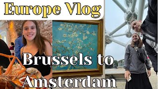 Brussels Amsterdam Vlog Day Two Summer 2024 European Trip [upl. by Vilma644]