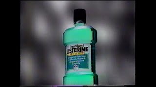 Listerine Mouthwash Commercial 1996 [upl. by Eintrok702]