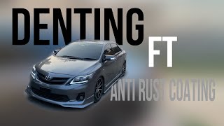 How to stop rusting your car ft Anti rust coating  Gulsher e140 [upl. by Attolrahc]