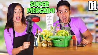 NOS ABRIMOS UN SUPERMERCADO  SUPERMARKET SIMULATOR 1 [upl. by Ennairda134]