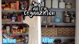 Small Pantry Organizing amp Decluttering [upl. by Pero]