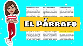 ✅El párrafo  Estructura Tipos Características Función 📝 [upl. by Beckett]