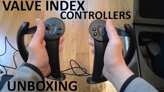 Unboxing Valve Index Virtual Reality Controllers [upl. by Neerol]