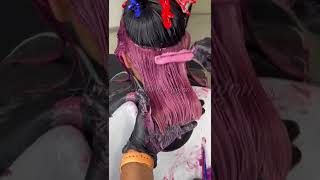 Como realizar una decoloración para un diseño de cabello en dos tonos [upl. by Drhcir]