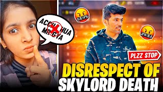 PAYAL ZONE DISRESPECT Skylord69 DEATH  PLEASE STOP🙏 [upl. by Riti]