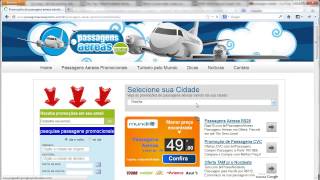 Como Encontrar Passagens Aéreas Promocionais [upl. by Jordon]