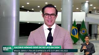 VALOR DO SALÁRIO MÍNIMO PREVISTO PARA 2024 É DE R 1412 ANUNCIA LUIZ MARINHO [upl. by Neille]