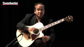 Sweetwater Guitar Month  Gibson Songwriter Deluxe Studio Acousticelectric Guitar Demo [upl. by Nary]