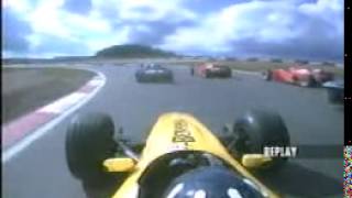 F1 1999 Dinizs Crash Nurburgin Hill car [upl. by Terese]