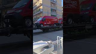 Treni merci con furgoni fiat Ducato [upl. by Lepine]