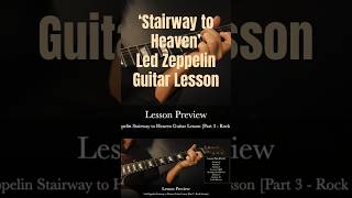 Led Zeppelin Stairway to Heaven Guitar Lesson Part 3  Rock Section [upl. by Jeaz]