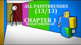 Roblox Color or Die Tutorial Walkthrough  All 1313 Painbrushes [upl. by Farrel]