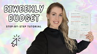 How to budget when you get paid biweekly  Stepbystep tutorial [upl. by Oiluarb]