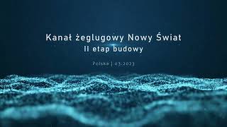 Przekop Mierzei Wiślanej Budowa mostu obrotowego II etap budowy edroneye poland travel [upl. by Niehaus360]