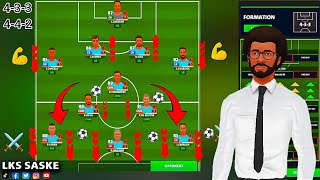 fcm 25 best tactics  FCM25  football club management [upl. by Rillis]