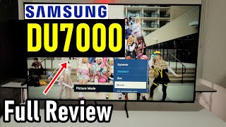 SAMSUNG DU7000 Crystal 4K  FULL REVIEW  What Is the Problem with this TV [upl. by Prussian]