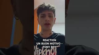 UN BUON MOTIVO  TONY BOY FULL ALBUM REACTION GOING HARD SUL CANALE [upl. by Anaillil]