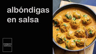 ALBÓNDIGAS en SALSA de curry ¡Fáciles y ricas [upl. by Enelyw235]