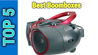 Top 5 Best Boomboxes In 2024 [upl. by Heuser184]