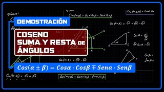 📗 Demostración  Coseno Suma y Resta de Ángulos [upl. by Whitehurst]