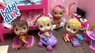 NEW Baby alive crib life dolls Morning routine ☀️ [upl. by Saiasi]