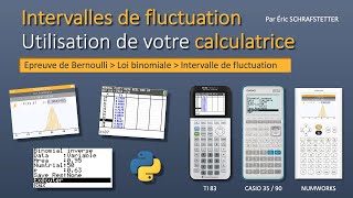 Intervalles de fluctuation et calculatrices NUMWORKS TI et CASIO [upl. by Osbert]