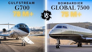 Gulfstream G700 VS Bombardier Global 7500 The Battle For Luxury Supremacy [upl. by Melgar340]