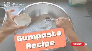 Gumpaste Recipe for Wedding Cake Decorators [upl. by David]