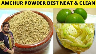 Amchur Powder Recipe  Amchoor Powder Neat And Clean At Home  Sajida Food Secrets [upl. by Fevre438]